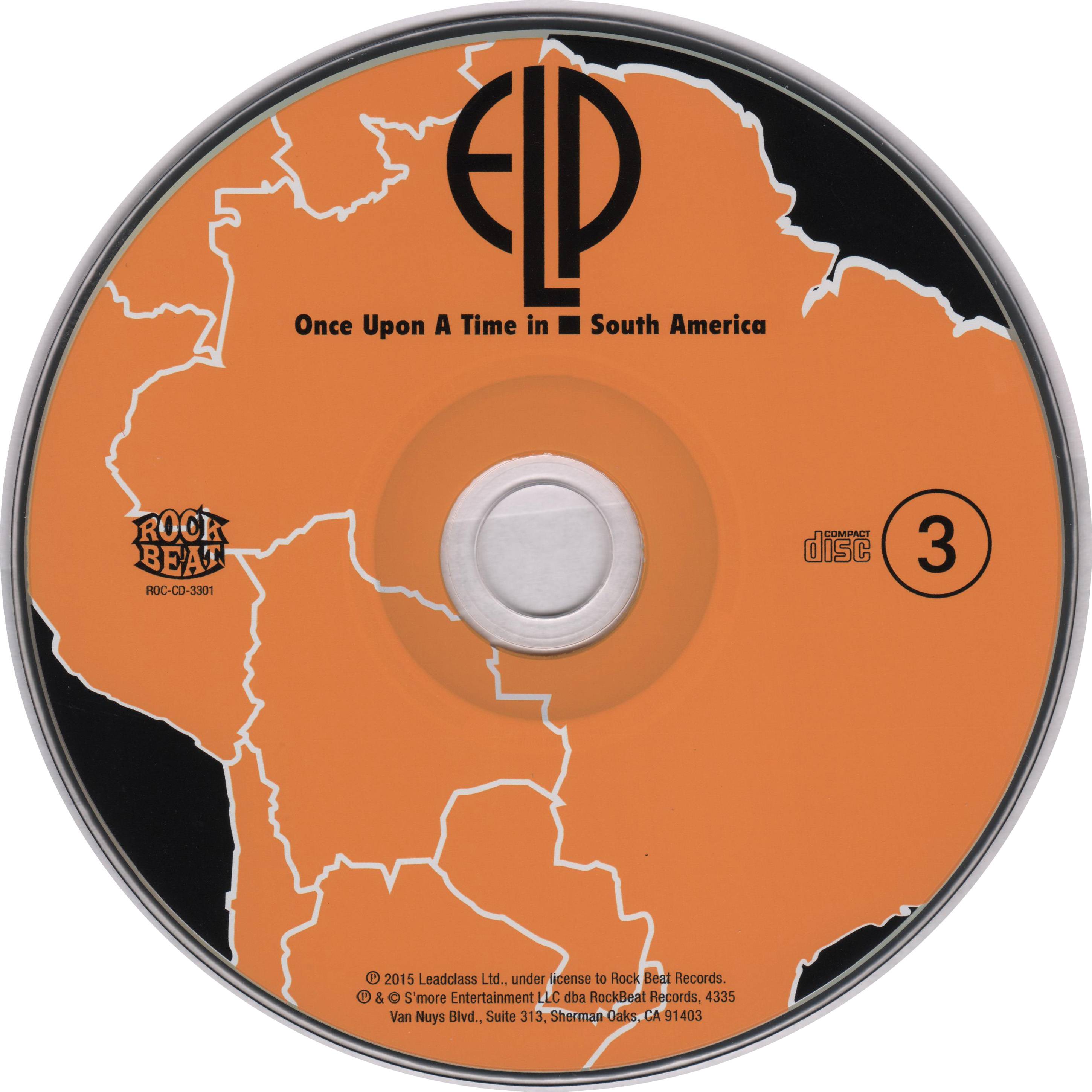 Emerson, Lake and Palmer Once Upon A Time In South America : CD3